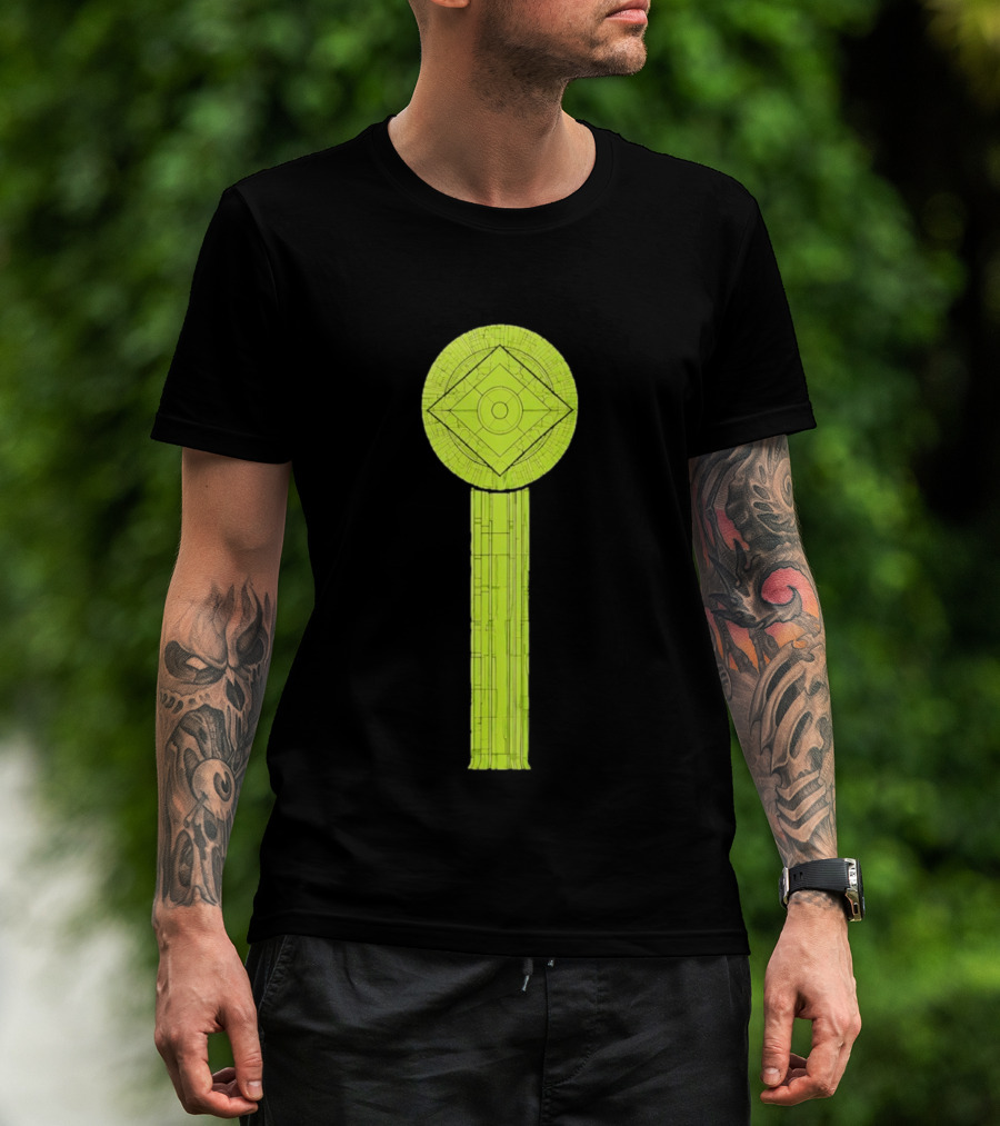 Robert Downey Jr Mystic Eye Key Circle And Lines T-Shirt