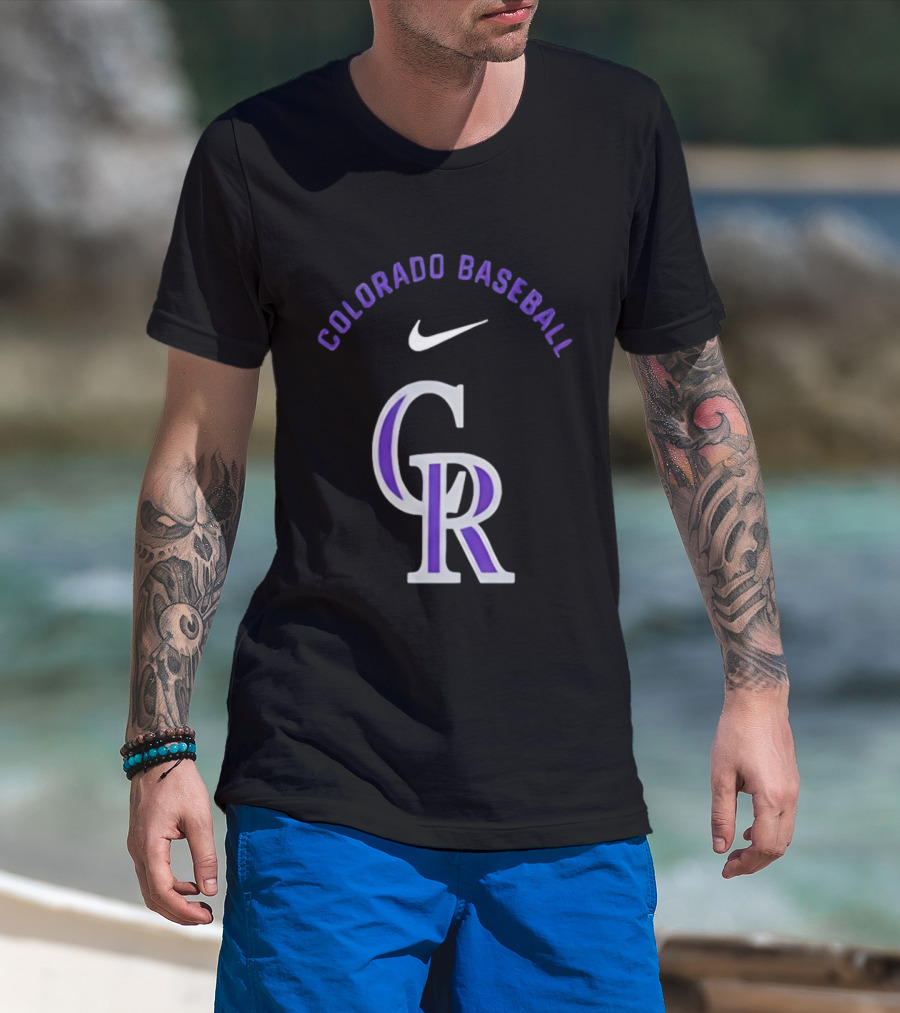 Tomoyuki Sugano Colorado Rockies Nike Colorado Baseball Pregame T-Shirt