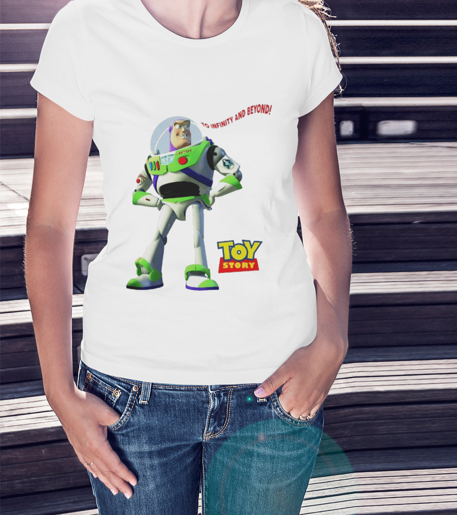Buzz Lightyear To Infinity And Beyond Toy Story Pixar T-Shirt