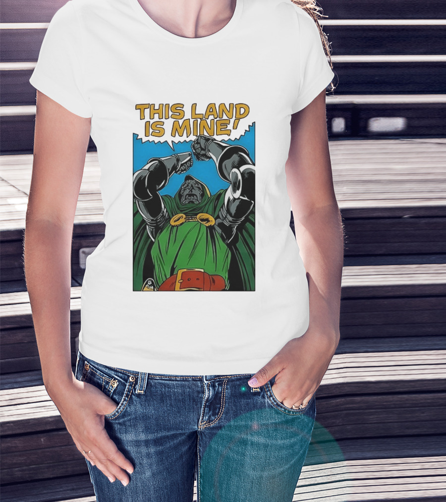 Doctor Doom Marvel Studios This Land Is Mine Vintage Comic T-Shirt