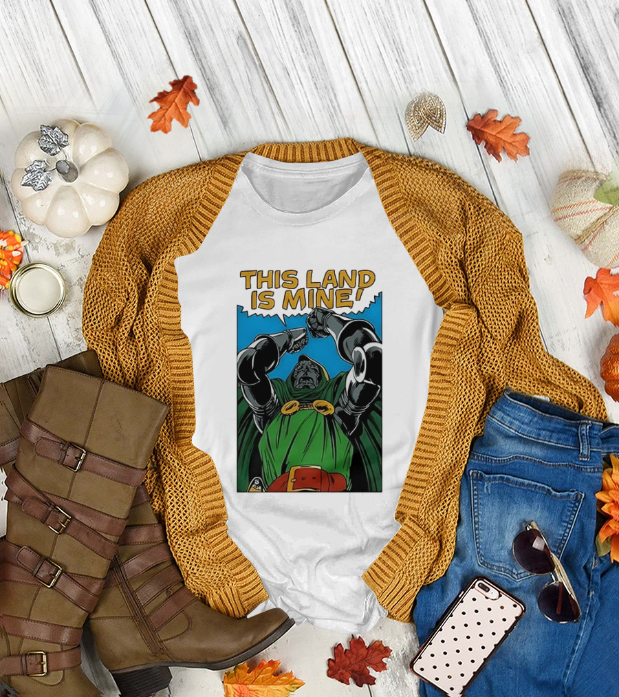 Doctor Doom Marvel Studios This Land Is Mine Vintage Comic T-Shirt