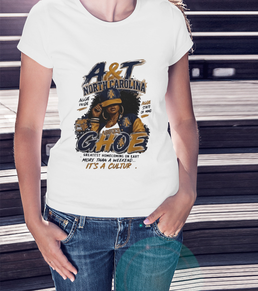 North Carolina A&T Aggie Pride GHOE Greatest Homecoming On Earth Culture T-Shirt