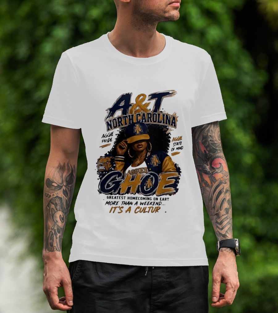 North Carolina A&T Aggie Pride GHOE Greatest Homecoming On Earth Culture T-Shirt