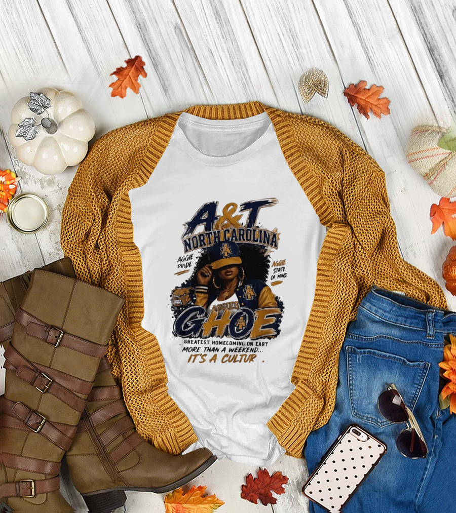 North Carolina A&T Aggie Pride GHOE Greatest Homecoming On Earth Culture T-Shirt