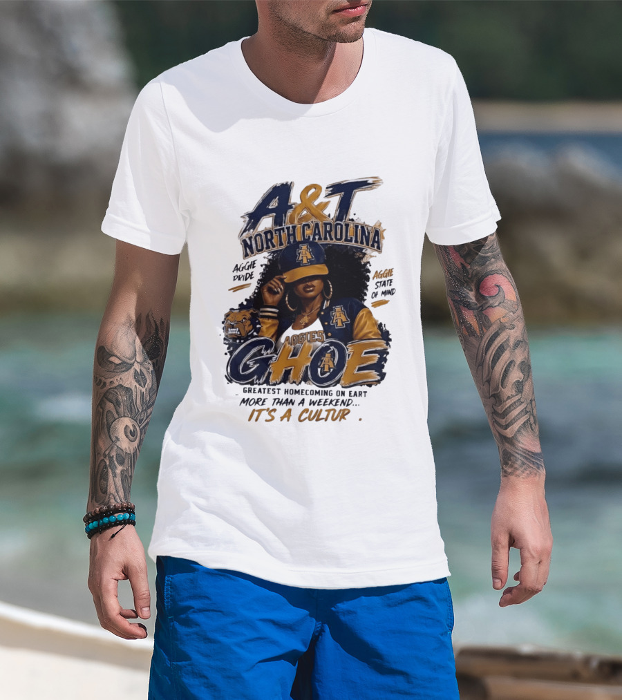 North Carolina A&T Aggie Pride GHOE Greatest Homecoming On Earth Culture T-Shirt