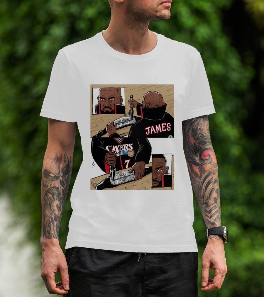James Sixers 17 Basketball Comic T-Shirt