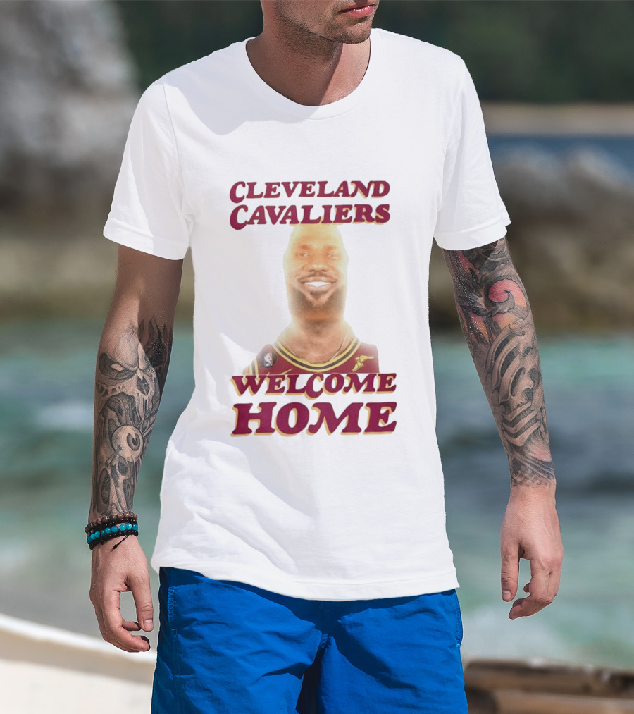 Cleveland Cavaliers Welcome Home LeBron James T-Shirt