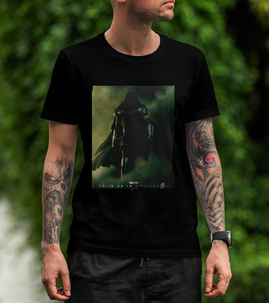 Avengers Doomsday Marvel Studios Dr Doom In Theaters December 18 2026 T-Shirt