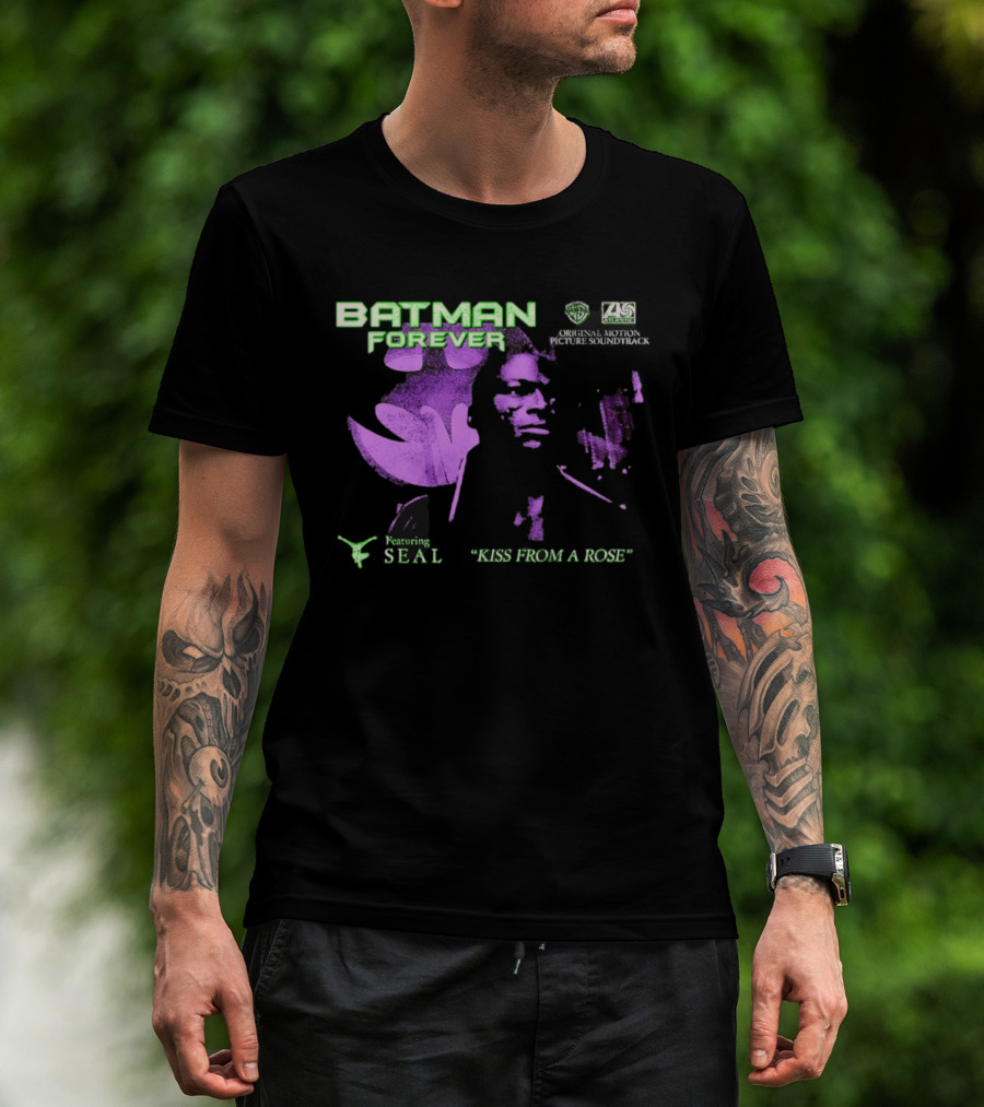 Batman Forever Original Motion Picture Soundtrack Kiss From A Rose Featuring Seal T-Shirt