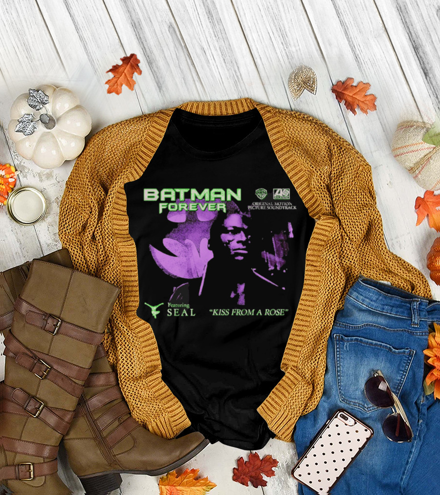 Batman Forever Original Motion Picture Soundtrack Kiss From A Rose Featuring Seal T-Shirt
