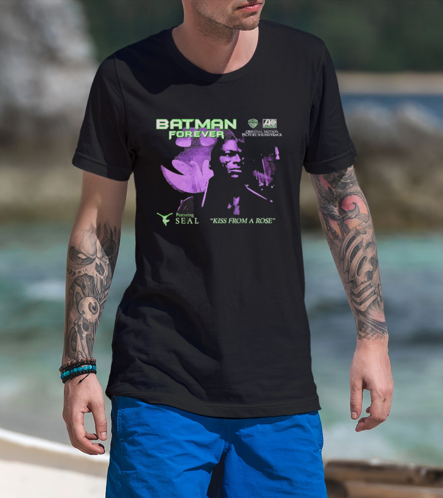 Batman Forever Original Motion Picture Soundtrack Kiss From A Rose Featuring Seal T-Shirt