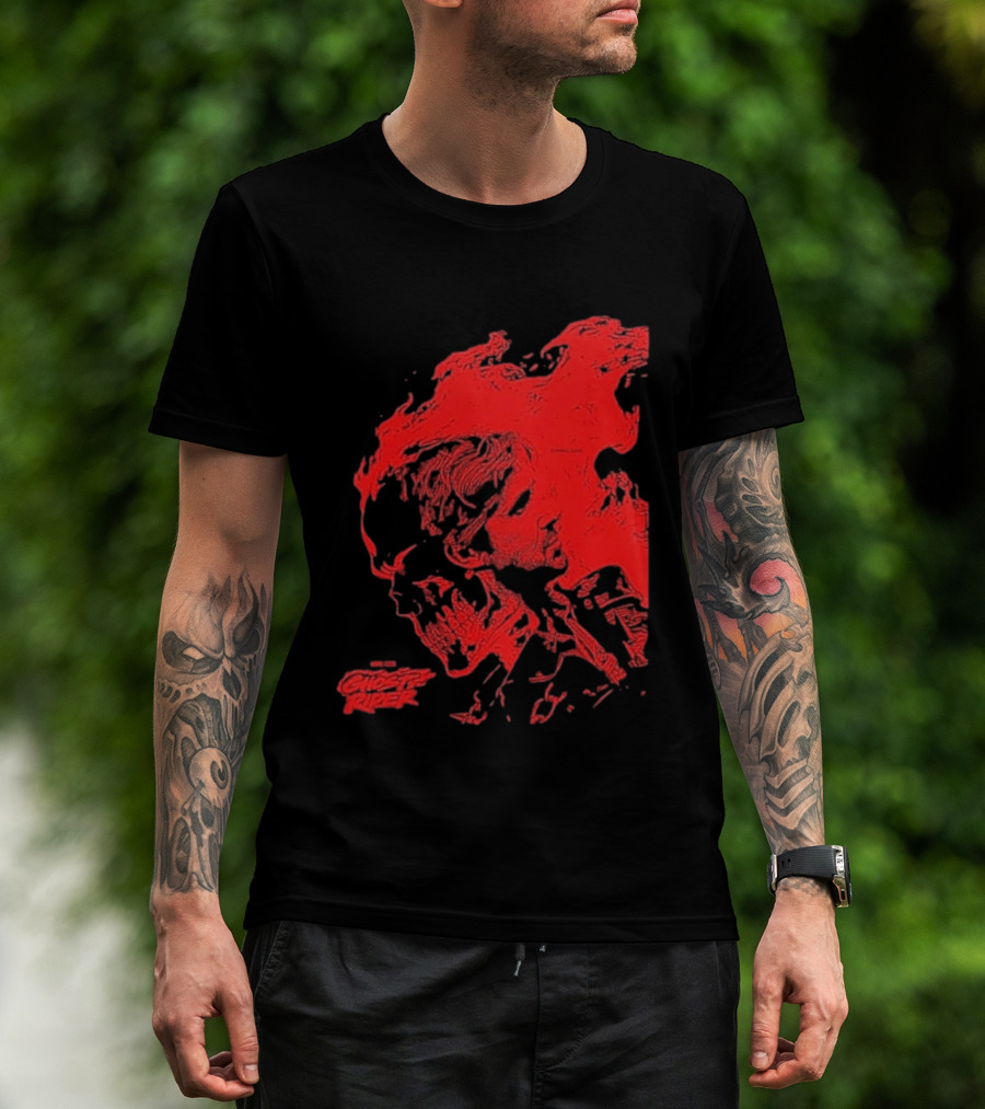 Ryan Gosling Marvel Studios Ghost Rider 2028 Movie Skeleton Flame T-Shirt