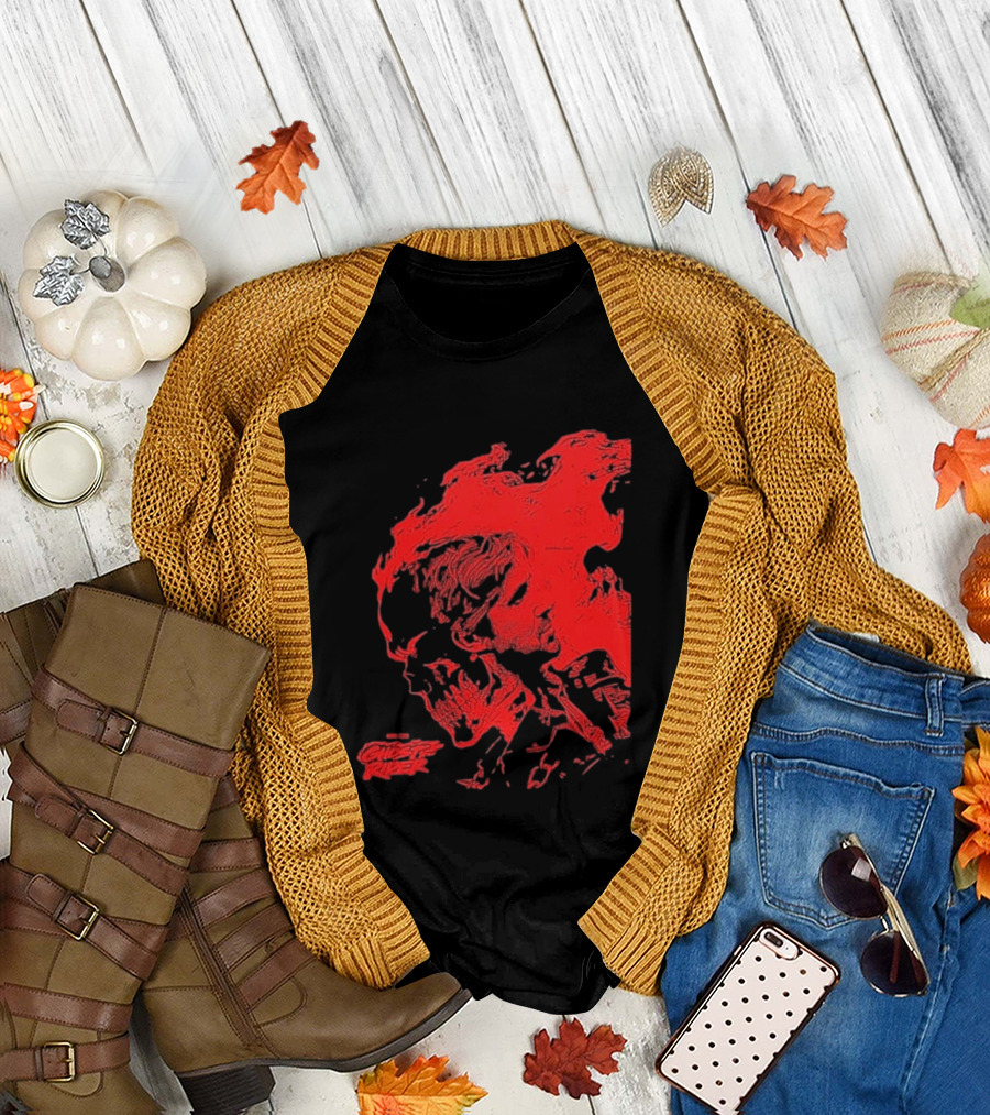 Ryan Gosling Marvel Studios Ghost Rider 2028 Movie Skeleton Flame T-Shirt