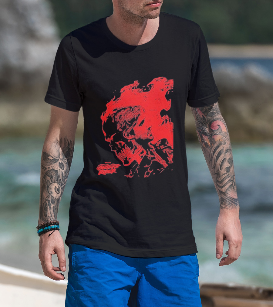 Ryan Gosling Marvel Studios Ghost Rider 2028 Movie Skeleton Flame T-Shirt