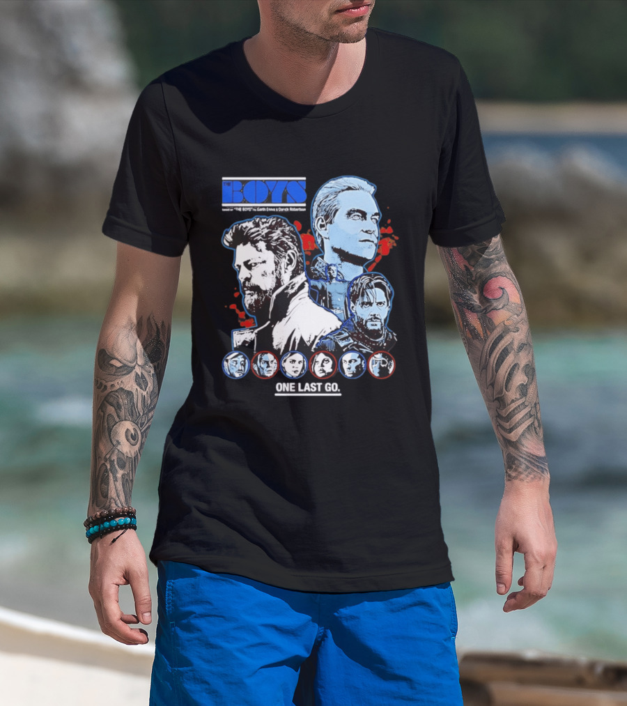 The Boys Billy Butcher Homelander Soldier Boy One Last Go T-Shirt