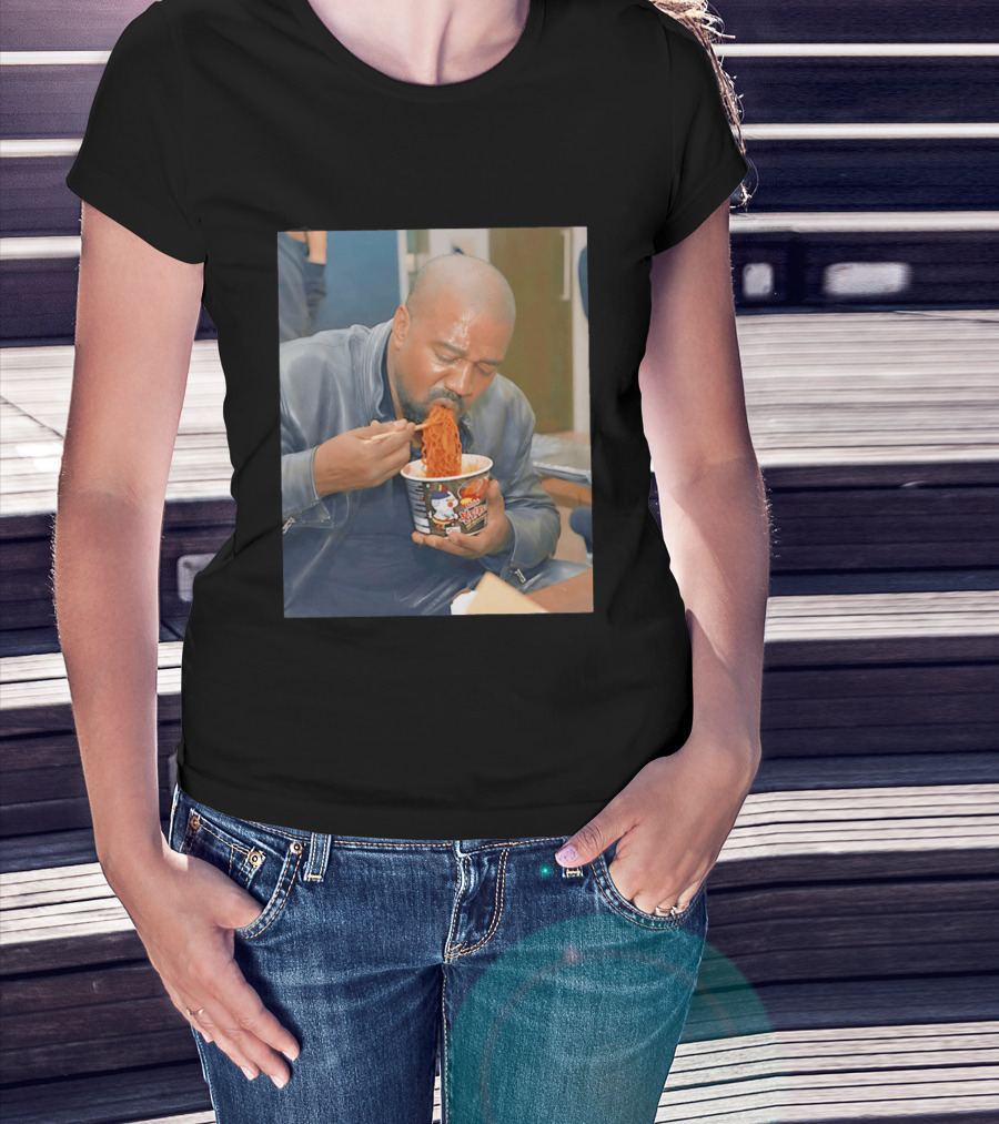 Buldak Bokkeum Myeon Kanye West Noodle Cup Spicy Challenge T-Shirt
