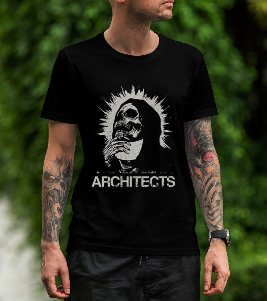 Architects Concert Whiplash Experience Vintage Inspired Skeleton T-Shirt