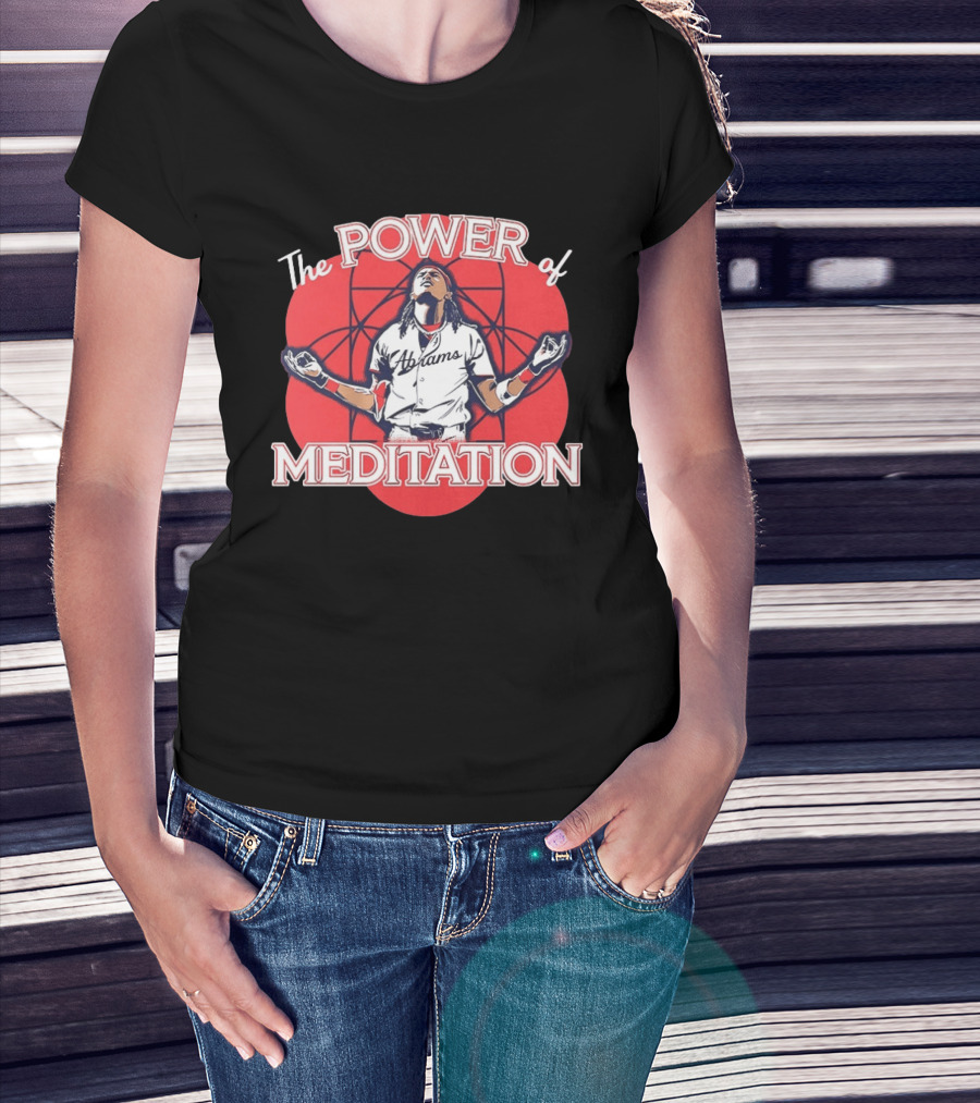 The Power Of Meditation CJ Abrams Washington Nationals T-Shirt