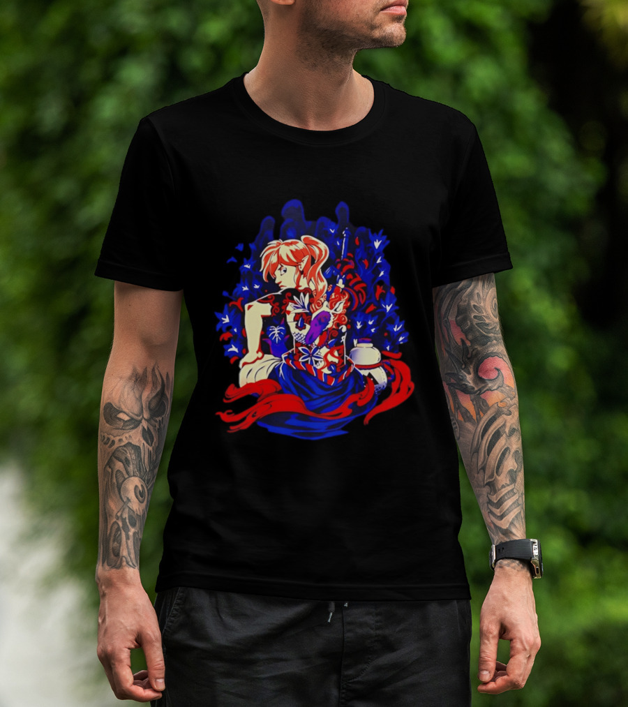Legend Of Zelda Link Tattoo Art With Elven Warrior And Magical T-Shirt