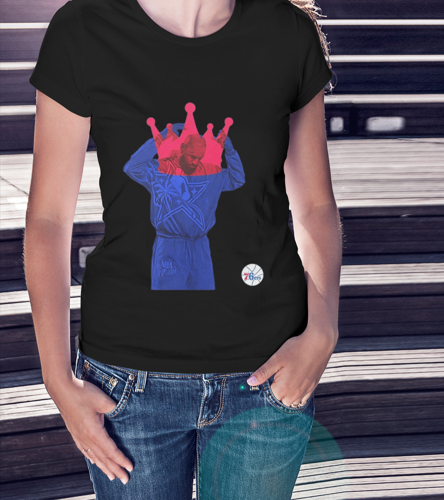 NBA All Star King LeBron James Philadelphia 76ers Season T-Shirt