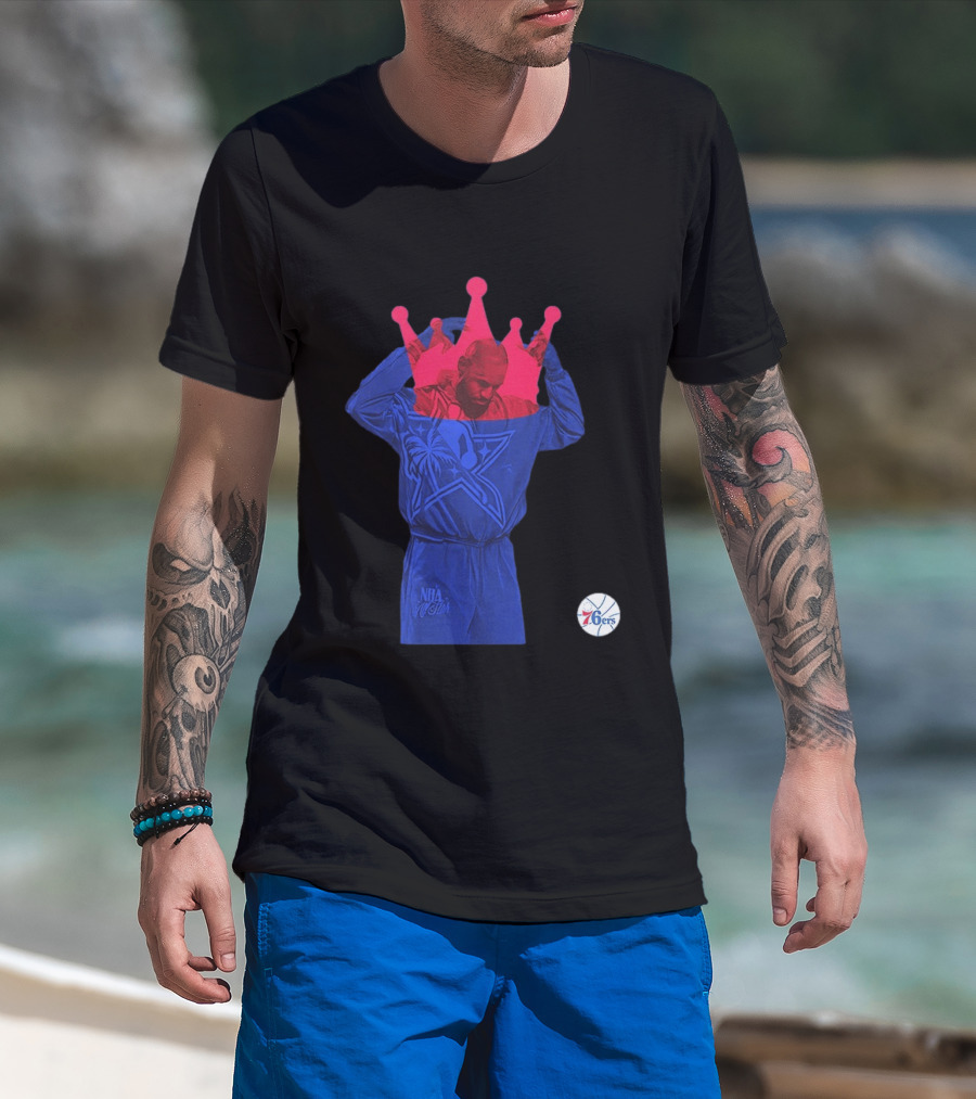 NBA All Star King LeBron James Philadelphia 76ers Season T-Shirt
