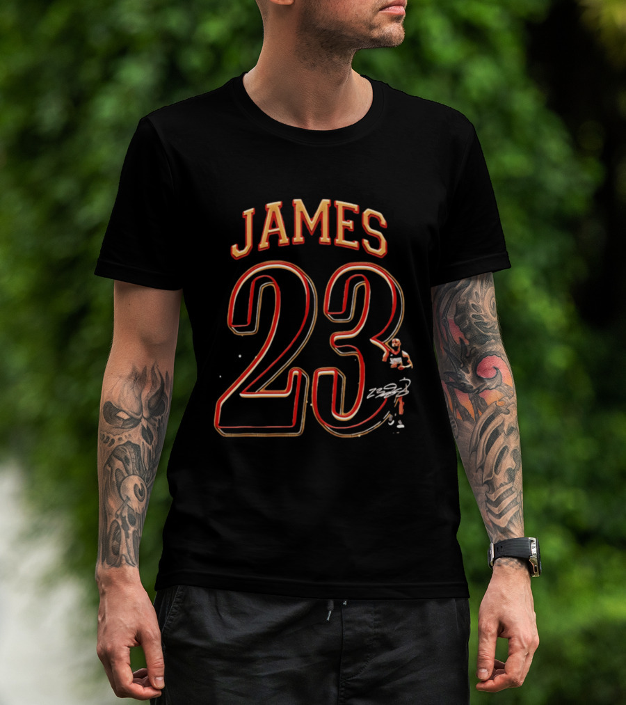 James 23 Basketball Jersey Iconic Sports T-Shirt