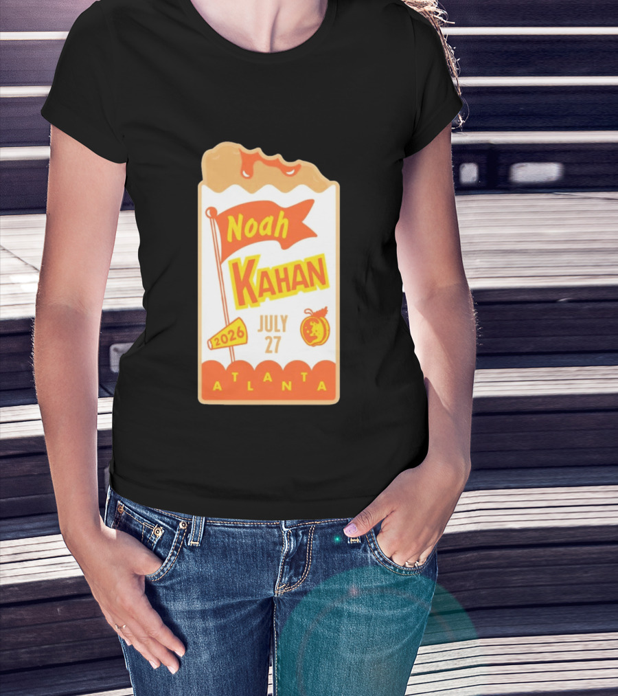 Noah Kahan Atlanta July 27 2026 Event T-Shirt
