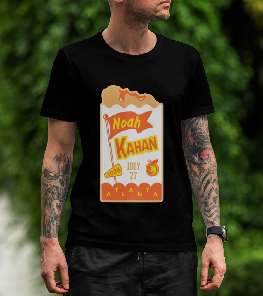 Noah Kahan Atlanta July 27 2026 Event T-Shirt