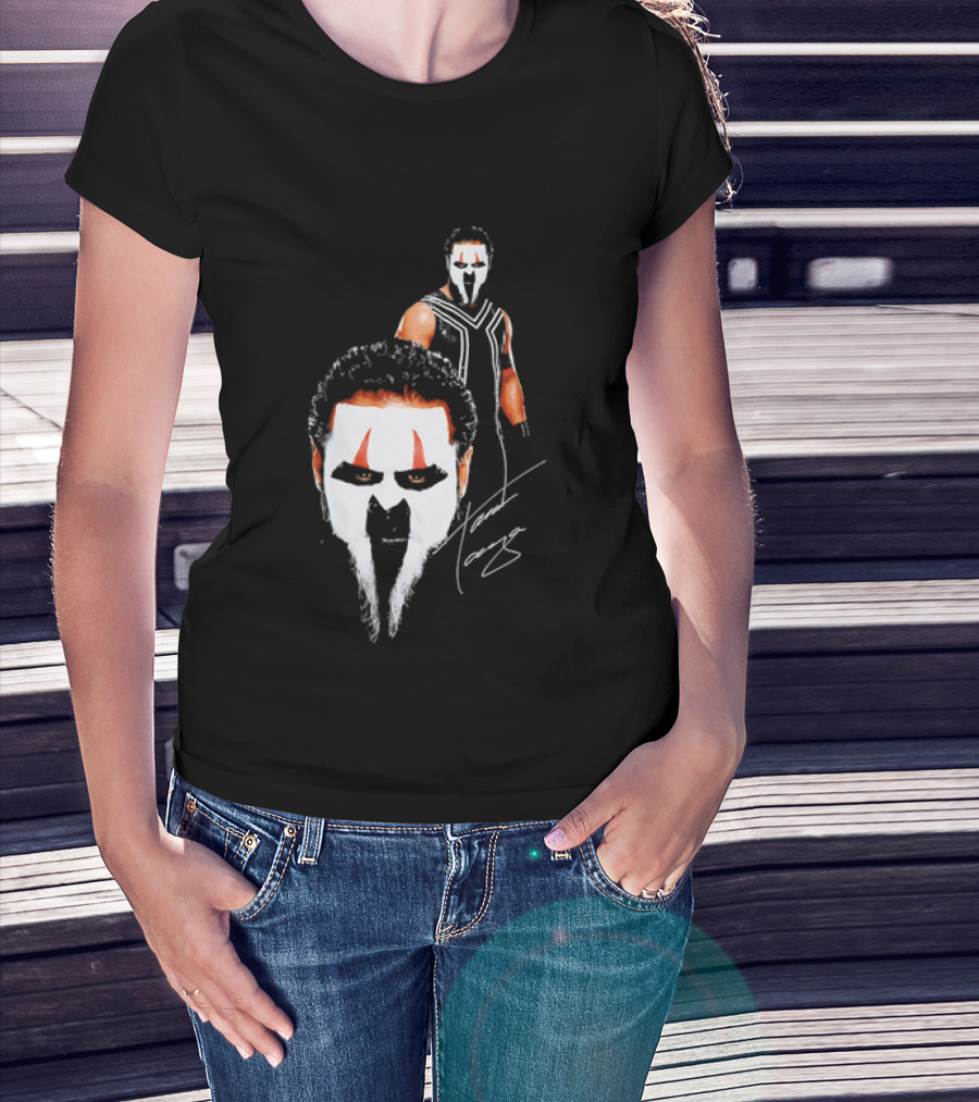 Tama Tonga Face Paint Mask Wrestler Signature T-Shirt