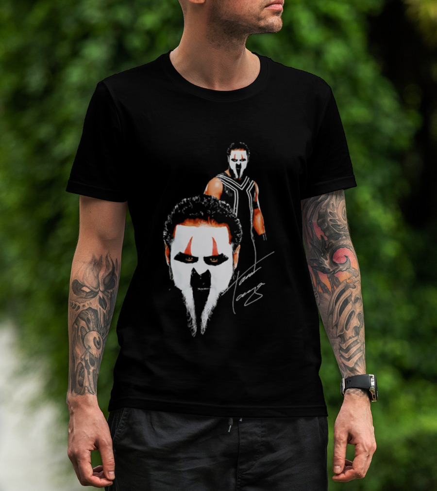 Tama Tonga Face Paint Mask Wrestler Signature T-Shirt