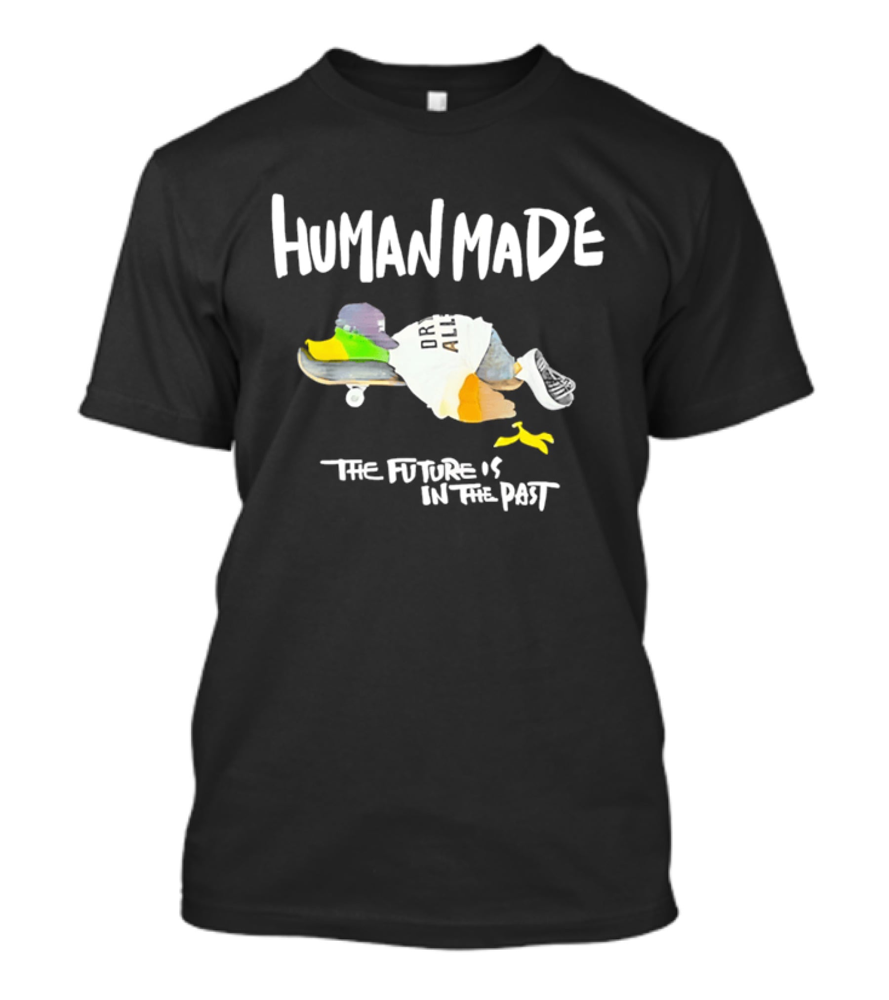 Human Made The Future Is In The Past Duck Skateboard T-Shirt