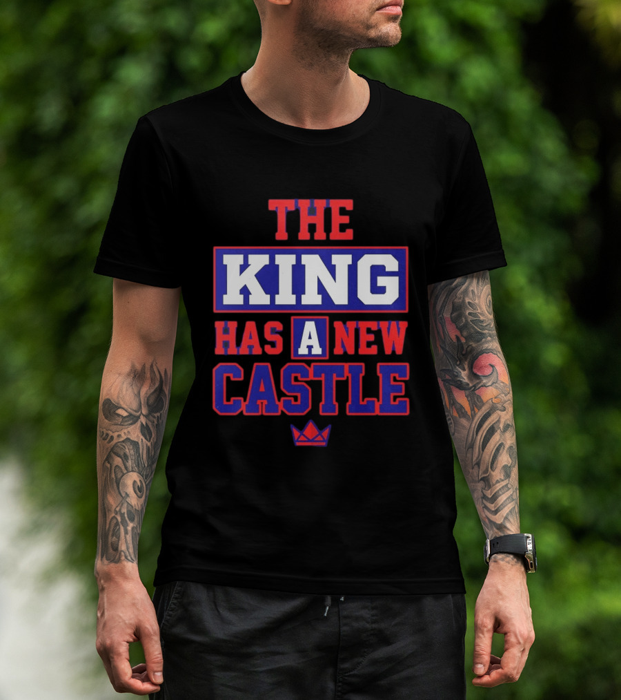 The King Has A New Castle LeBron James Philadelphia 76ers NBA 2026 T-Shirt