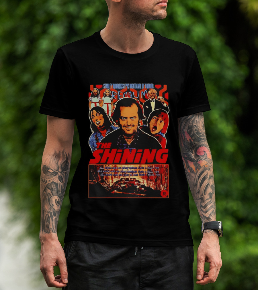 The Shining Stanley Kubrick Epic Nightmare Of Horror REDRUM T-Shirt