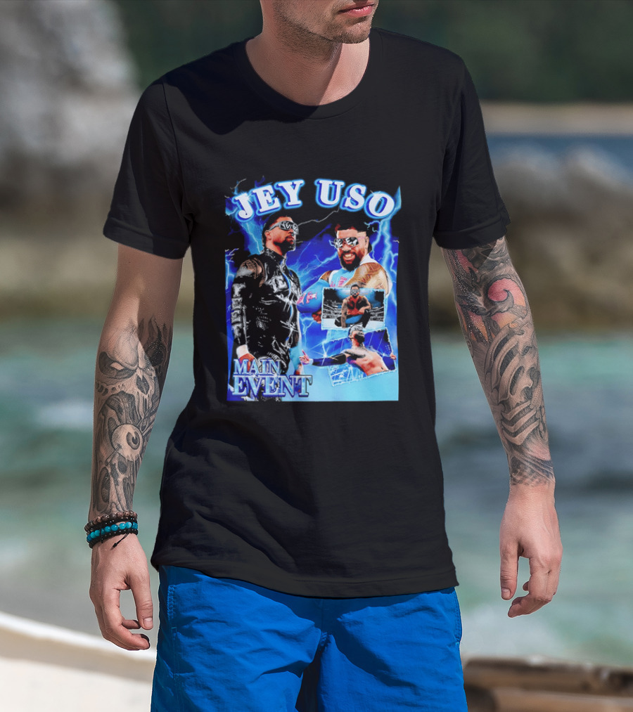 Jey Uso Main Event Yeet Energy Wrestling Highlights T-Shirt