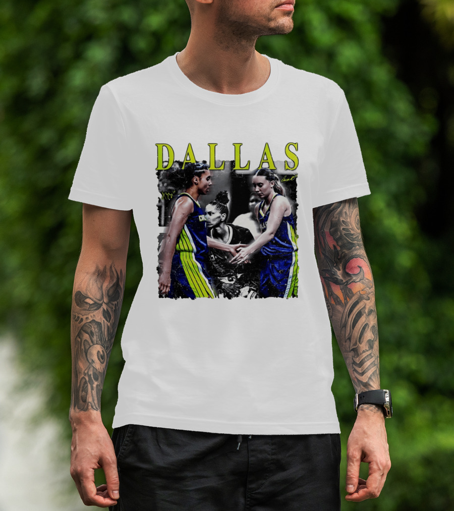 Dallas Wings Azzi Fudd Paige Bueckers WNBA 2026 Signatures T-Shirt