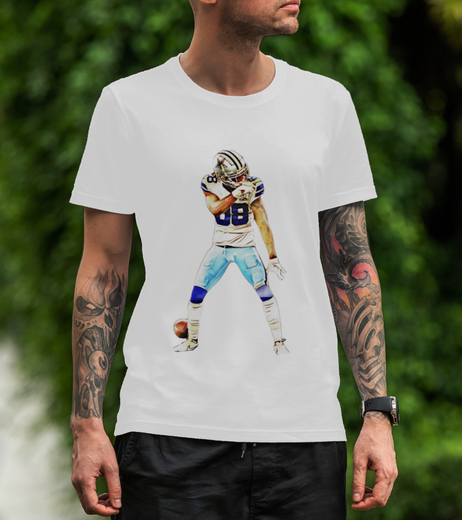 Dallas Cowboys CeeDee Lamb Number 88 Celebration T-Shirt