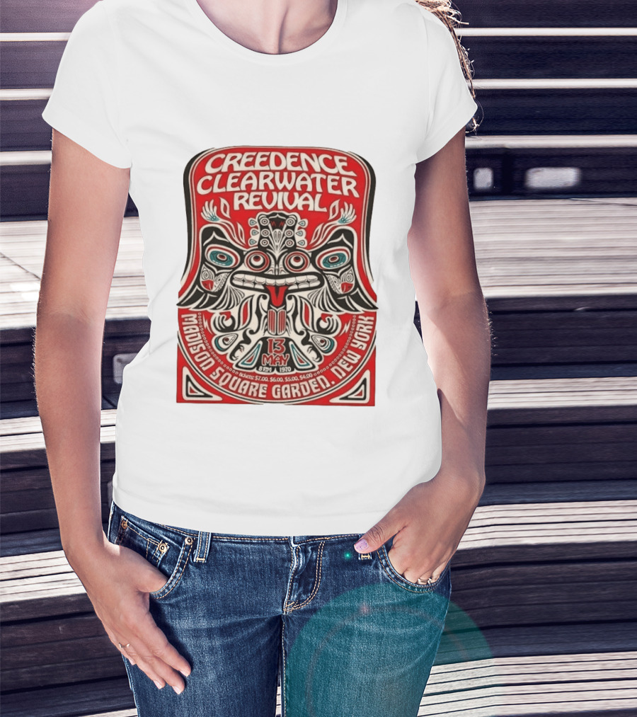 Creedence Clearwater Revival Madison Square Garden New York 13 May 1970 T-Shirt