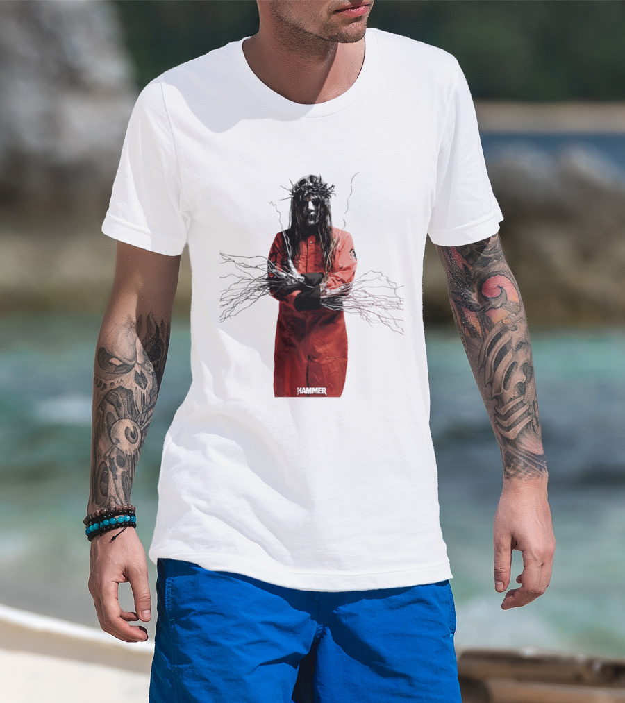 Hammer Joey Jordison Slipknot Red Jumpsuit Roots T-Shirt