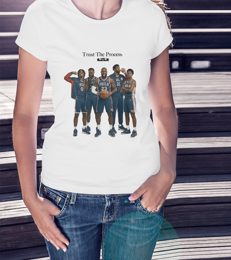Trust The Process Philly Basketball Team Players T-Shirt