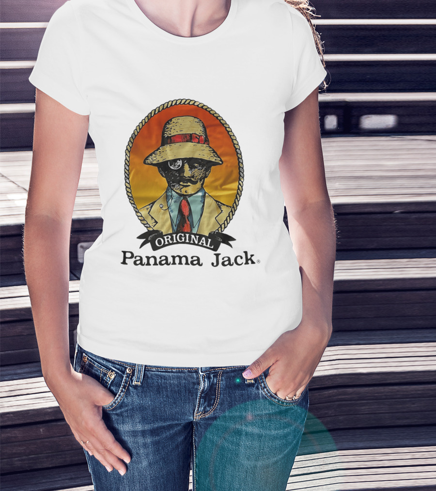Original Panama Jack Man With Hat And Monocle T-Shirt