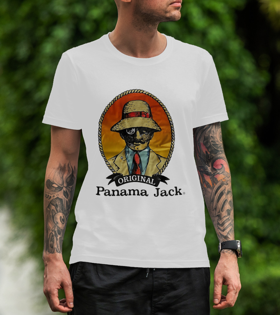 Original Panama Jack Man With Hat And Monocle T-Shirt