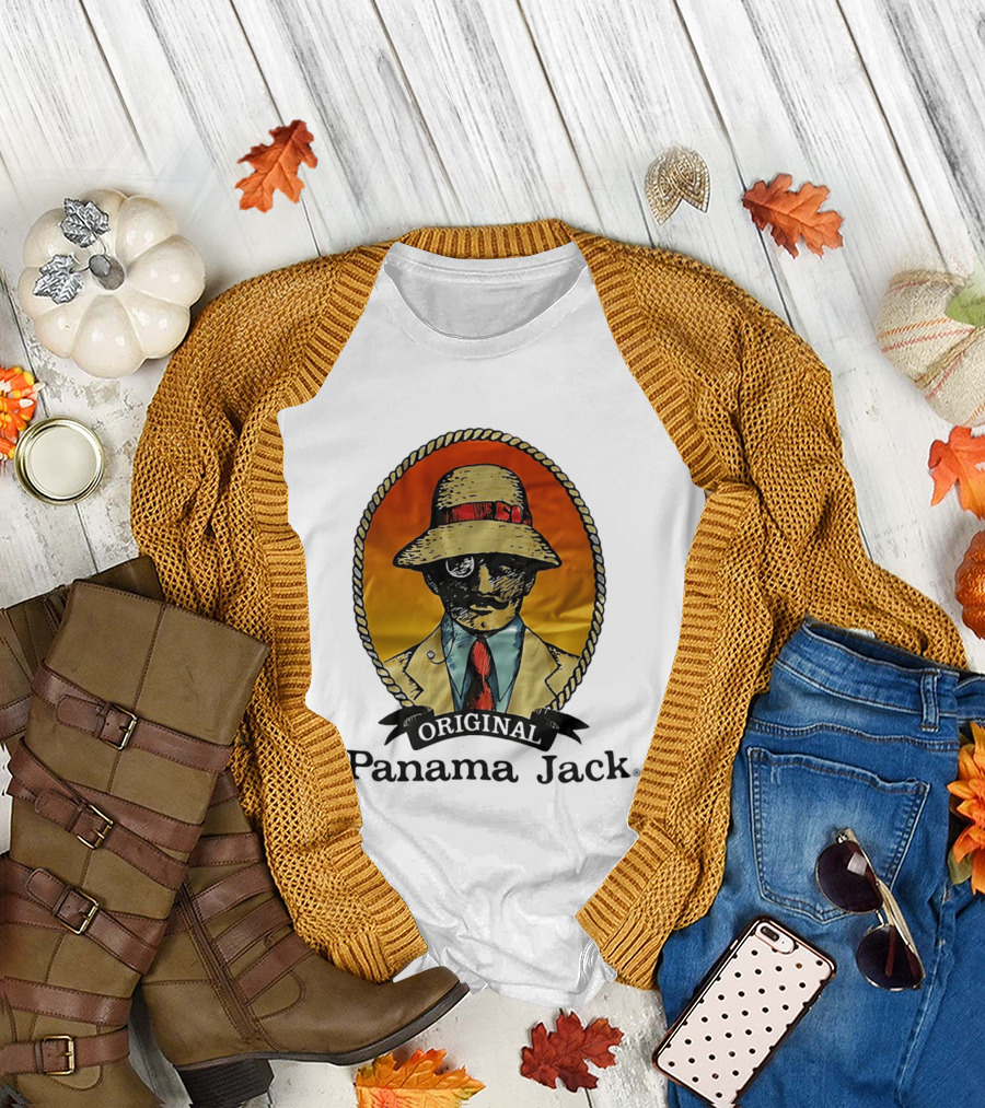 Original Panama Jack Man With Hat And Monocle T-Shirt