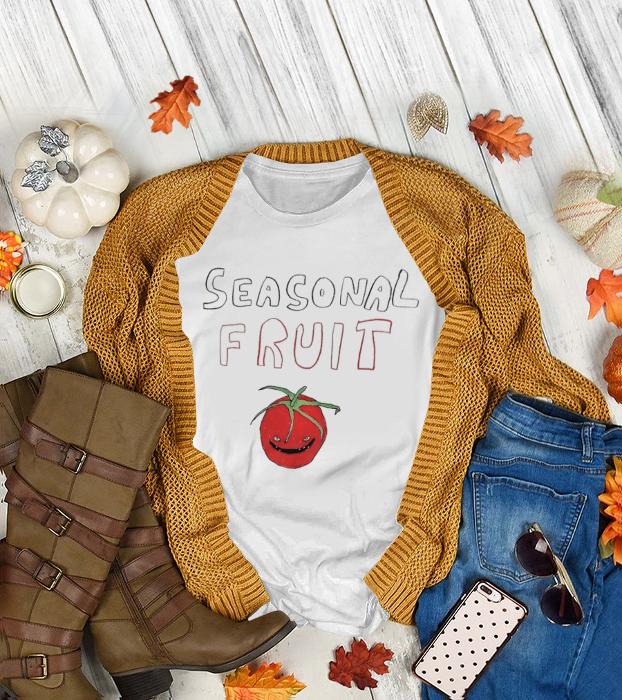 Seasonal Fruit Tomato With Painted Face T-Shirt