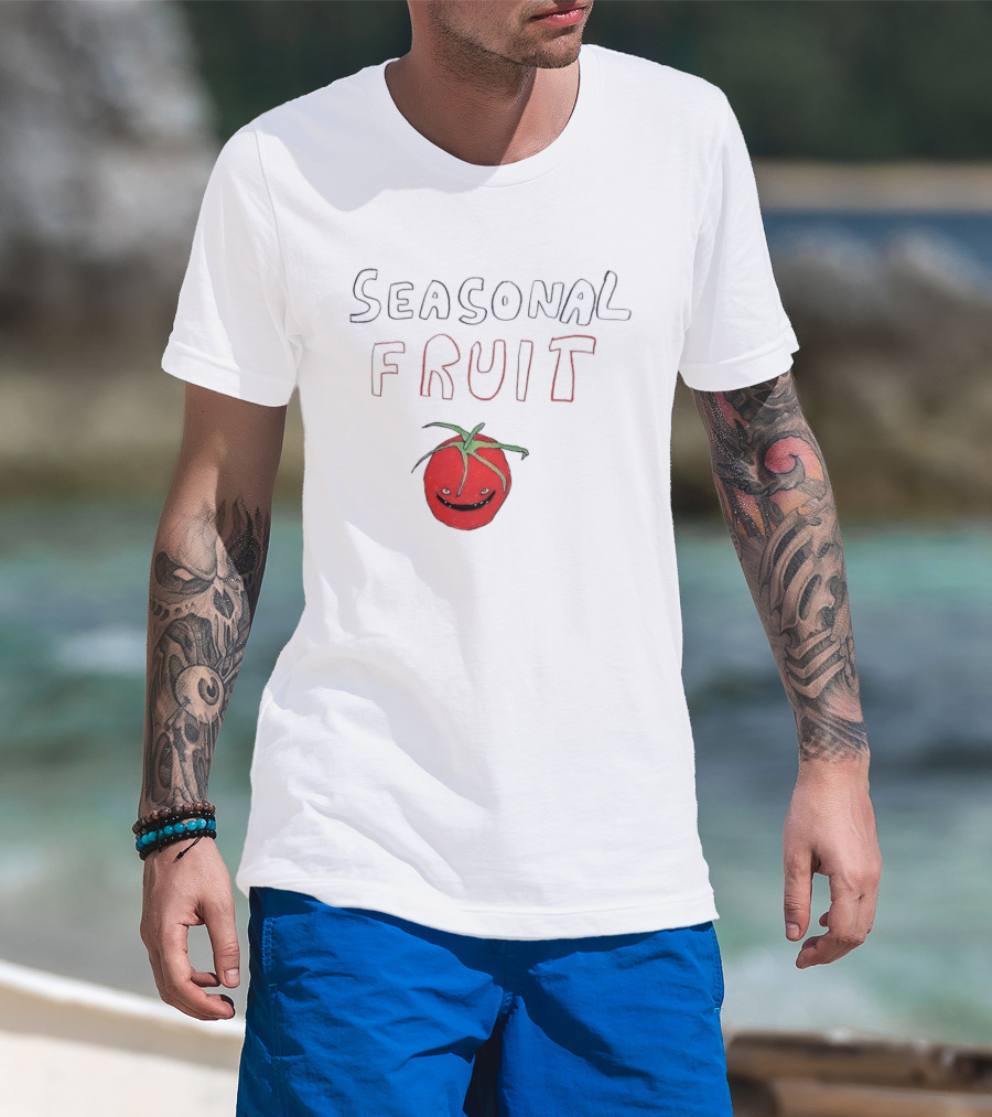 Seasonal Fruit Tomato With Painted Face T-Shirt