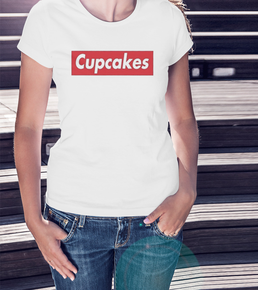 Treat Yourself To Delicious Cupcakes Red Box T-Shirt