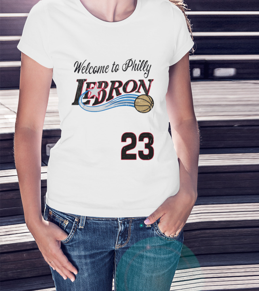 Welcome To Philly Lebron Basketball Number 23 T-Shirt