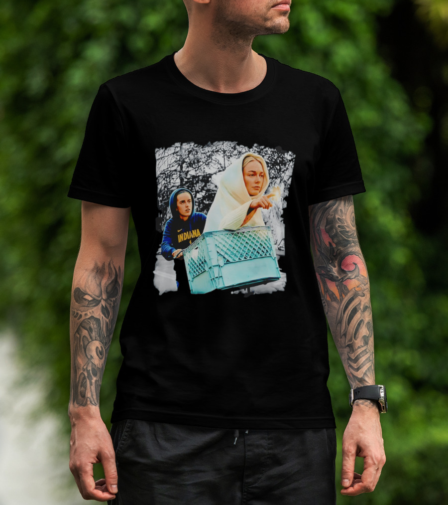 Caitlin Clark Sophie Cunningham ET Indiana Fever Basketball Iconic Movie Mashup 2026 T-Shirt