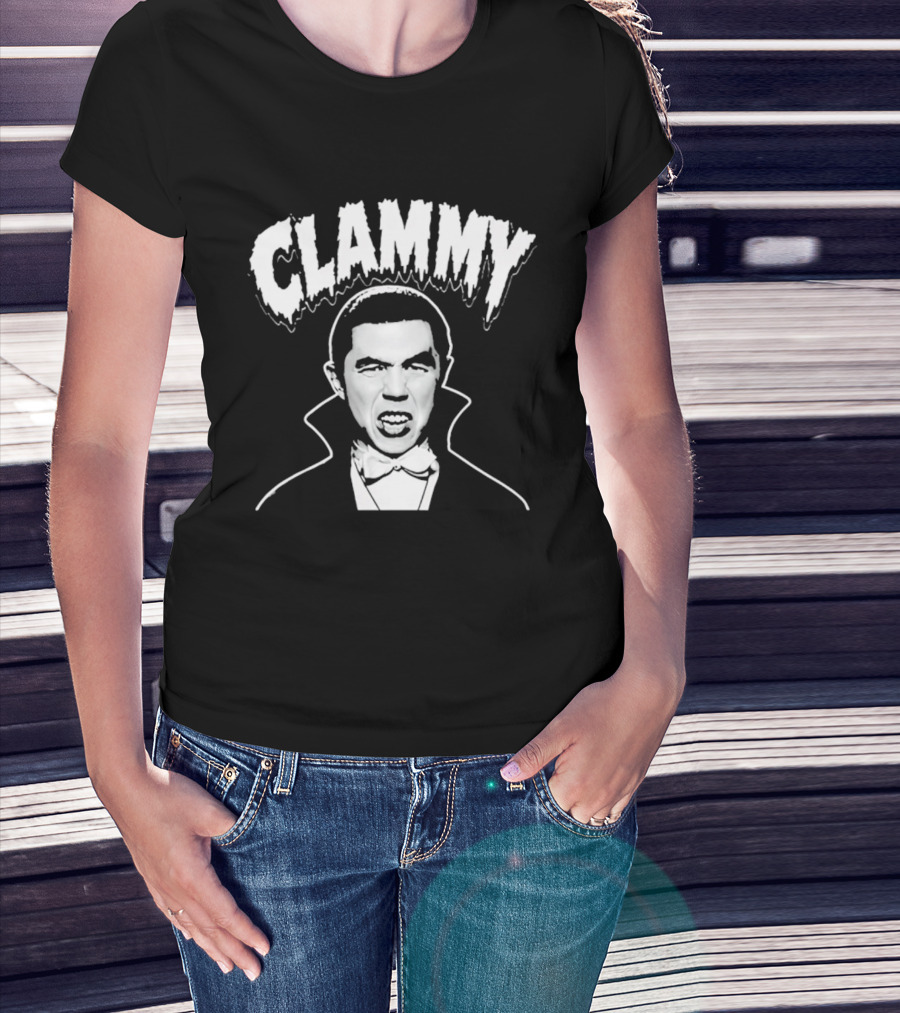 Clammy Dracula Vampire Halloween Costume T-Shirt