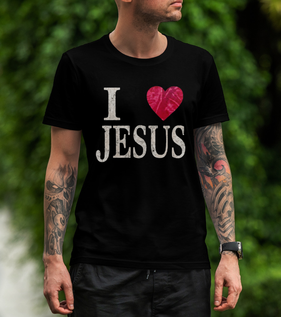 Jessie Bates III I Heart Jesus T-Shirt