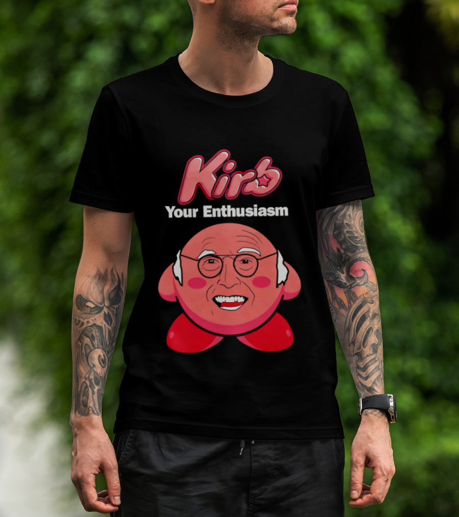 Kirb Your Enthusiasm Kirby Larry David T-Shirt